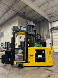 2012 YALE NTA030SB 3000 LB ELECTRIC MAN-UP TURRET FORKLIFT CUSHION 139/300 3 STAGE MAST EXTRA 48V BATTERY & CHARGER INCLUDED STOCK # BF9185579-BUF - United Lift Equipment LLC