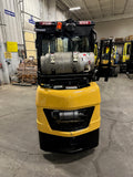 2021 CATERPILLAR 2C5000 5000 LB LP GAS FORKLIFT CUSHION 87/199" 3 STAGE MAST SIDE SHIFTER 4 WAY ENCLOSED HEATED CAB STOCK # BF9183549-BUF - United Lift Equipment LLC
