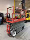 2016 SKYJACK SJ3226 SCISSOR LIFT 26' REACH ELECTRIC SMOOTH CUSHION TIRES ONLY 275 HOURS STOCK # BF949879-BUF