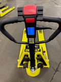 BRAND NEW DEWALT 4400 LB CAPACITY 48" LONG BY 27" WIDE ELECTRIC WALKIE PALLET JACK CUSHION BUILT IN LITHIUM ION 110V CHARGER 1 YEAR WARRANTY STOCK # BF917439-BUF - United Lift LLC