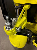 BRAND NEW DEWALT 4400 LB CAPACITY 48" LONG BY 27" WIDE ELECTRIC WALKIE PALLET JACK CUSHION BUILT IN LITHIUM ION 110V CHARGER 1 YEAR WARRANTY STOCK # BF917439-BUF - United Lift LLC