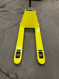 BRAND NEW DEWALT 4400 LB CAPACITY 48" LONG BY 27" WIDE ELECTRIC WALKIE PALLET JACK CUSHION BUILT IN LITHIUM ION 110V CHARGER 1 YEAR WARRANTY STOCK # BF917439-BUF - United Lift LLC