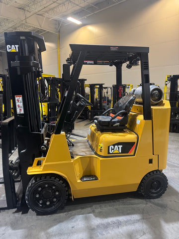 2021 CATERPILLAR GC40KSTR 8000 LB LP GAS FORKLIFT CUSHION 92/201" 3 STAGE MAST SIDE SHIFTER LOW HOURS STOCK # BF9137749-BUF