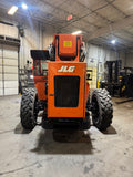 2016 SKYTRAK 6042 6000 LB DIESEL TELESCOPIC FORKLIFT TELEHANDLER PNEUMATIC 4WD ENCLOSED CAB AUXILIARY HYDRAULICS 2794 HOURS STOCK # BF9412349-BUF