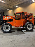2016 SKYTRAK 6042 6000 LB DIESEL TELESCOPIC FORKLIFT TELEHANDLER PNEUMATIC 4WD ENCLOSED CAB AUXILIARY HYDRAULICS 2794 HOURS STOCK # BF9412349-BUF