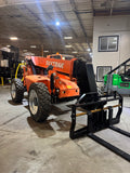 2016 SKYTRAK 6042 6000 LB DIESEL TELESCOPIC FORKLIFT TELEHANDLER PNEUMATIC 4WD ENCLOSED CAB AUXILIARY HYDRAULICS 2794 HOURS STOCK # BF9412349-BUF