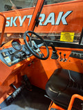 2016 SKYTRAK 6042 6000 LB DIESEL TELESCOPIC FORKLIFT TELEHANDLER PNEUMATIC 4WD ENCLOSED CAB AUXILIARY HYDRAULICS 2794 HOURS STOCK # BF9412349-BUF