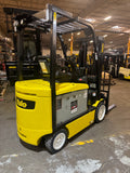 2020 YALE ERC065VG 6500 LB ELECTRIC FORKLIFT 89/182" 3 STAGE MAST SIDE SHIFTER 910 HOURS STOCK # BF998329-BUF