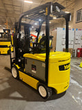 2020 YALE ERC065VG 6500 LB ELECTRIC FORKLIFT 89/182" 3 STAGE MAST SIDE SHIFTER 910 HOURS STOCK # BF998329-BUF