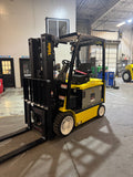 2020 YALE ERC065VG 6500 LB ELECTRIC FORKLIFT 89/182" 3 STAGE MAST SIDE SHIFTER 910 HOURS STOCK # BF998329-BUF