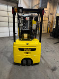 2020 YALE ERP035VT 3500 LB ELECTRIC CUSHION 3 WHEEL SIT DOWN FORKLIFT 82/187" 3 STAGE MAST SIDE SHIFTER LOW HOURS STOCK # BF975219-BUF