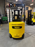 2020 YALE ERC060VGN 6000 LB 48 VOLT ELECTRIC FORKLIFT 89/185" THREE STAGE MAST SIDE SHIFTER 1152 HOURS STOCK # BF977129-BUF