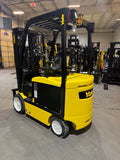 2020 YALE ERC060VGN 6000 LB 48 VOLT ELECTRIC FORKLIFT 89/185" THREE STAGE MAST SIDE SHIFTER 1152 HOURS STOCK # BF977129-BUF