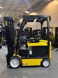 2020 YALE ERC060VGN 6000 LB 48 VOLT ELECTRIC FORKLIFT 89/185" THREE STAGE MAST SIDE SHIFTER 1152 HOURS STOCK # BF977129-BUF