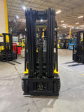 2020 YALE ERC060VGN 6000 LB 48 VOLT ELECTRIC FORKLIFT 89/185" THREE STAGE MAST SIDE SHIFTER 1152 HOURS STOCK # BF977129-BUF