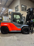 2017 TOYOTA 8FD70U 15500 LB DIESEL FORKLIFT PNEUMATIC 108/148" 2 STAGE CLEAR VIEW MAST SIDE SHIFTER & FORK POSITIONER 1,581 HOURS ENCLOSED HEATED CAB STOCK # BF9361539-BUF