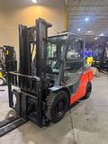 2019 TOYOTA 8FG40U 9000 LB LP GAS FORKLIFT PNEUMATIC 91/132" 2 STAGE CLEAR VIEW MAST SIDE SHIFTING FORK POSITIONER ENCLOSED CAB  HEAT & AC 1302 HOURS STOCK # BF9234199-BUF
