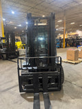 2019 TOYOTA 8FG40U 9000 LB LP GAS FORKLIFT PNEUMATIC 91/132" 2 STAGE CLEAR VIEW MAST SIDE SHIFTING FORK POSITIONER ENCLOSED CAB  HEAT & AC 1302 HOURS STOCK # BF9234199-BUF