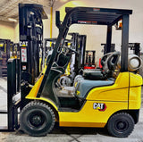 2020 CATERPILLAR GP18N 3500 LB LP GAS FORKLIFT PNEUMATIC 83/188" 3 STAGE MAST PNEUMATIC TIRE SIDE SHIFTER 1558 HOURS STOCK # BF9117459-BUF