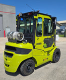 2023 CLARK GTS30 6000 LB LP GAS FORKLIFT PNEUMATIC 86/189" 3 STAGE MAST SIDE SHIFTER ENCLOSED CAB LOW HOURS STOCK # BF9219149-RIL