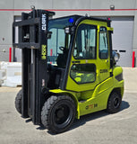 2023 CLARK GTS30 6000 LB LP GAS FORKLIFT PNEUMATIC 86/189" 3 STAGE MAST SIDE SHIFTER ENCLOSED CAB LOW HOURS STOCK # BF9219149-RIL
