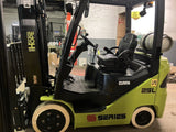 2023 CLARK S25C 5000 LB LP GAS FORKLIFT CUSHION 86/189" 3 STAGE MAST SIDE SHIFTER 14 HOURS STOCK # BF9243439-BSOH - United Lift Equipment LLC