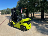 2021 CLARK S25D 5000 LB DIESEL FORKLIFT PNEUMATIC 85/189 3 STAGE MAST SIDE SHIFTER 4530 HOURS STOCK # BF9185129-TXB - United Lift LLC
