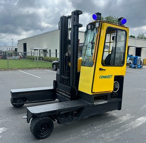 2019 COMBI C8000 8000 LB LP GAS FORKLIFT PNEUMATIC 112/159" 2 STAGE MAST INDEPENDENT FORK POSITIONER 7283 HOURS STOCK # BF9489529-NCB - United Lift LLC