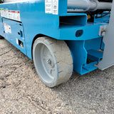 2017 GENIE GS3246 SCISSOR LIFT 32' REACH 24 VOLT ELECTRIC SMOOTH CUSHION TIRES 456 HOURS STOCK # BF989529-WIB