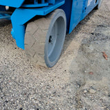 2017 GENIE GS3246 SCISSOR LIFT 32' REACH 24 VOLT ELECTRIC SMOOTH CUSHION TIRES 456 HOURS STOCK # BF989529-WIB