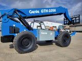 2014 GENIE GTH1056 10000 LB DIESEL TELESCOPIC FORKLIFT TELEHANDLER PNEUMATIC 4WD OUTRIGGERS 3770 HOURS STOCK # BF9741179-VAOH - United Lift Equipment LLC