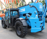 2024 GENIE GTH1256 12000 LB DIESEL TELESCOPIC FORKLIFT TELEHANDLER PNEUMATIC 4WD OUTRIGGERS ENCLOSED CAB WITH HEAT AND A/C 1240 HOURS STOCK # BF91390599-NLE - United Lift LLC