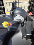 2017 HYSTER N30ZDR2-16.5 3000 LB ELECTRIC NARROW AISLE DEEP REACH FORKLIFT CUSHION 93/212 3 STAGE MAST FULL FREE LIFT SIDE SHIFTER 4278 HOURS STOCK # BF9168949-RIL