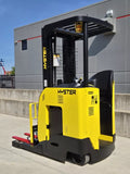 2017 HYSTER N30ZDR2-16.5 3000 LB ELECTRIC NARROW AISLE DEEP REACH FORKLIFT CUSHION 93/212 3 STAGE MAST FULL FREE LIFT SIDE SHIFTER 4278 HOURS STOCK # BF9168949-RIL