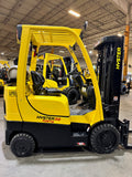 2020 HYSTER S50FT 5000 LB LP GAS FORKLIFT TREADED CUSHION 84/189" 3 STAGE MAST SIDE SHIFTING FORK POSITIONER 1244 HOURS STOCK # BF9128749-BUF