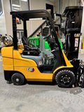 2019 CATERPILLAR 2C6000 6000 LB LP GAS FORKLIFT CUSHION 82/185" 3 STAGE MAST SIDE SHIFTING FORK POSITIONER 864 HOURS (plumbed 4 ways to the carriage) STOCK # BF9135939-BUF