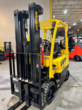2020 HYSTER S55FT 5500 LB LP GAS FORKLIFT TREADED CUSHION 89/207" 3 STAGE MAST SIDE SHIFTER 945 HOURS STOCK # BF9118849-BUF