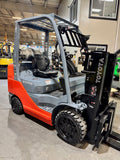 2016 TOYOTA 8FGCU32 6500 LB LP GAS FORKLIFT CUSHION 57/80" 2 STAGE MAST FORK POSITIONER UNDER 1400 HOURS STOCK # BF992959-BUF