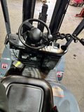 2020 TOYOTA 8FGU32 6500 LB LP GAS FORKLIFT PNEUMATIC 88/187 3 STAGE MAST 360 ROTATING FORK CLAMP INSTALLED 993 HOURS STOCK # BF9199329-BUF