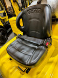 2019 HYSTER S60FT 6000 LB LP GAS FORKLIFT NON-MARKING CUSHION TIRES 84/240" QUAD MAST SIDE SHIFTER 926 HOURS STOCK # BF9115259-BUF