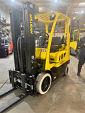 2019 HYSTER S50FT 5000 LB LP GAS FORKLIFT CUSHION NON-MARKING TIRES 83/189" 3 STAGE MAST SIDE SHIFTING FORK POSITIONER 1288 HOURS STOCK # BF9118259-BUF