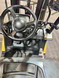 2021 CATERPILLAR/MITSUBISHI FGC25N 5000 LB LP GAS FORKLIFT CUSHION 82/187" 3 STAGE MAST SIDE SHIFTER 836 HOURS STOCK # BF9118459-BUF