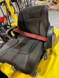 2018 HYSTER E60XN-33 6000 LB ELECTRIC FORKLIFT CUSHION 88/187" 3 STAGE MAST SIDE SHIFTING FORK POSITIONER ONLY 1219 HOURS STOCK # BF991459-BUF