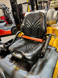 2019 CATERPILLAR 2C6000 6000 LB LP GAS FORKLIFT CUSHION 82/185" 3 STAGE MAST SIDE SHIFTING FORK POSITIONER 864 HOURS (plumbed 4 ways to the carriage) STOCK # BF9135939-BUF