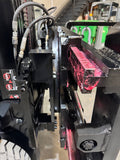 2020 TOYOTA 8FGU32 6500 LB LP GAS FORKLIFT PNEUMATIC 88/187 3 STAGE MAST 360 ROTATING FORK CLAMP INSTALLED 993 HOURS STOCK # BF9199329-BUF