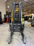 2022 HYSTER S80FT-BCS 8000 LB LP GAS FORKLIFT SMOOTH CUSHION 98/213" 3 STAGE MAST SIDE SHIFTING FORK POSITIONER 987 HOURS STOCK # BF9123539-BUF