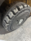 2021 CATERPILLAR/MITSUBISHI FGC25N 5000 LB LP GAS FORKLIFT CUSHION 82/187" 3 STAGE MAST SIDE SHIFTER 836 HOURS STOCK # BF9118459-BUF