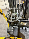 2022 HYSTER S80FT-BCS 8000 LB LP GAS FORKLIFT SMOOTH CUSHION 98/213" 3 STAGE MAST SIDE SHIFTING FORK POSITIONER 987 HOURS STOCK # BF9123539-BUF