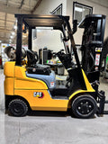2021 CATERPILLAR/MITSUBISHI FGC20N 4000 LB LP GAS FORKLIFT CUSHION 83/187 3 STAGE MAST SIDE SHIFTER PLUMBED 4 WAY TO CARRIAGE 929 HOURS STOCK # BF9108729-BUF