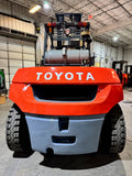 2009 TOYOTA 7FGU70 15500 LB LP GAS FORKLIFT PNEUMATIC 132/179" 2 STAGE MAST SIDE SHIFTER NON-COMPUTERIZED UNIT EASY TO SERVICE 3,494 HOURS STOCK # BF9431449-BUF